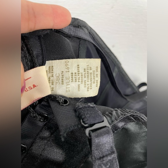 Empire intimates corset lace up sexy top goth emo black size 38C - Picture 7 of 9